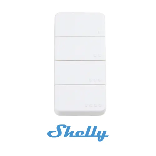 Shelly BLU RC Button 4 – Smarte 4-fach Fernbedienung fürs E1NS Ökosystem